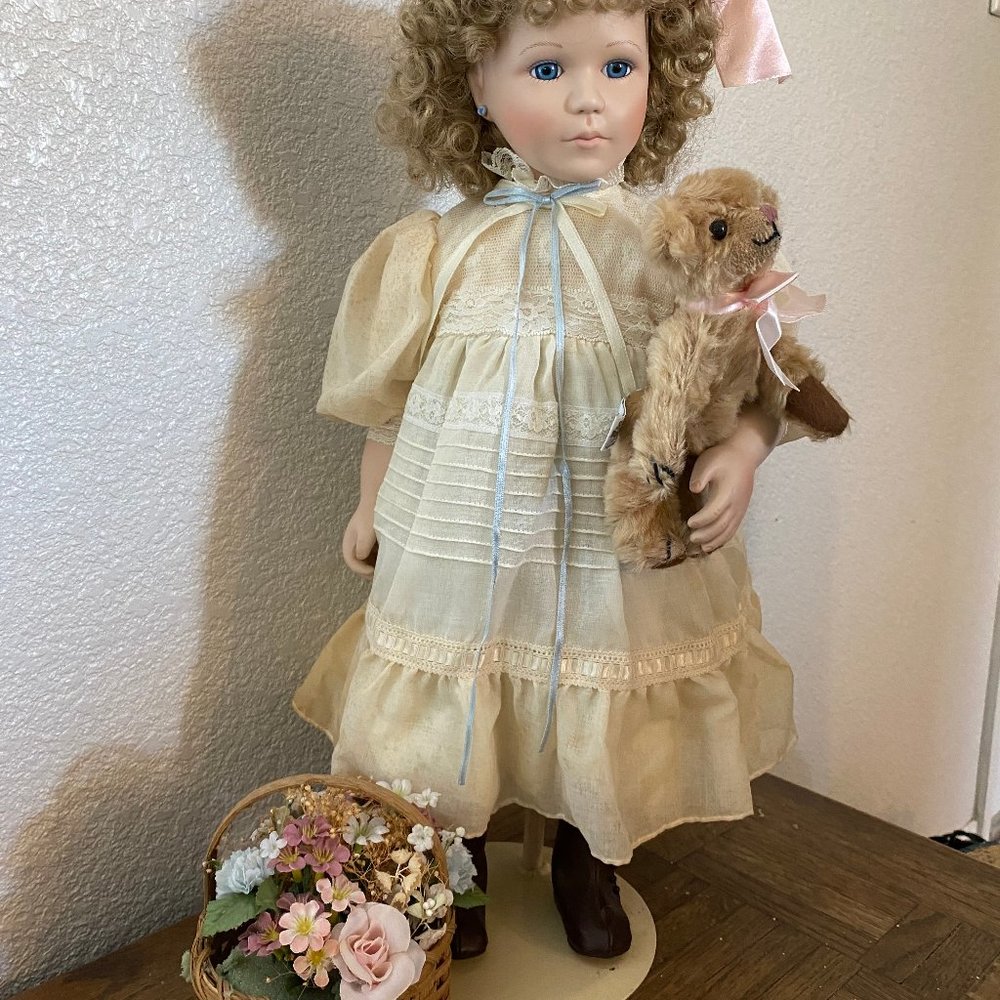 Goldie Porcelain Doll